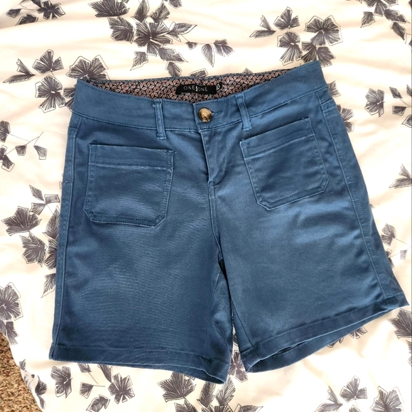 Women's Blue Shorts - Picture 1 of 5